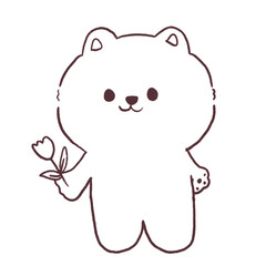Dog hand drawn 