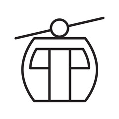 Cable car icon