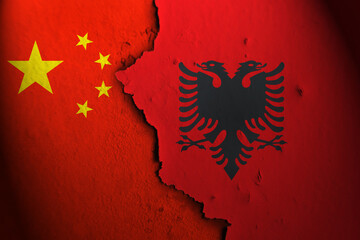 Relations between china and Albania. China vs Albania.