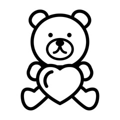 Teddy bear icon