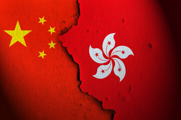 Relations between china and Hong Kong. China vs Hong Kong.