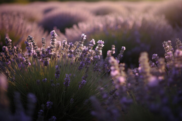 lavender in the field