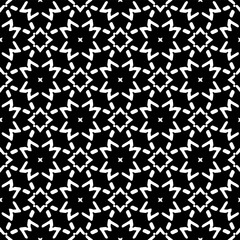 Seamless abstract monochrome engraving pattern. Abstract texture for fabric print, card, table cloth, furniture, banner, cover, invitation, decoration, wrapping.