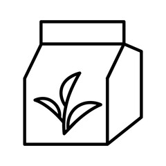 Tea packaging icon