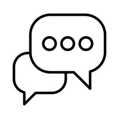 Fototapeta premium Chat icon