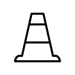 Traffic cone icon