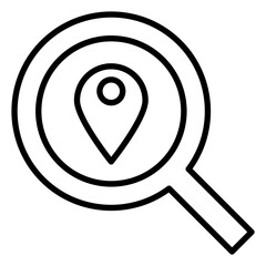 Address finding icon