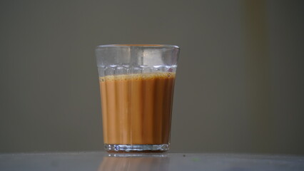 Fresh Milk Tea, Black tea Chai traditional beverage.  Tea good in winter for immunity boosting. The Time of Tea Break.