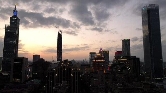 The view of Taipei city.