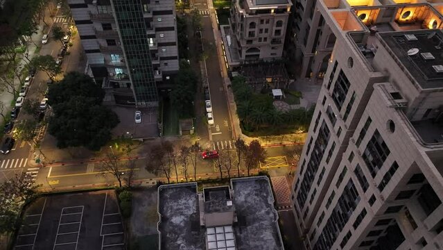 View in Taipei city streets.