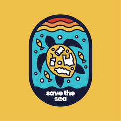 Save the Sea Badge