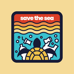 Save the Sea Badge