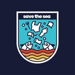 Save the Sea Badge