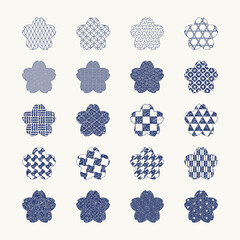 和柄スタンプアイコン（桜）