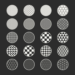 和柄ステッカーアイコン（丸）