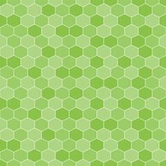 Light green honeycomb pattern. Honeycomb vector pattern. Honeycomb pattern.  Seamless geometric pattern for floor, wrapping paper, backdrop, background, gift card, decorating.
