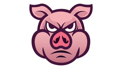 Playful Pig: A Vector Illustration