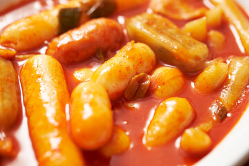 Spicy Stir fried Rice Cake