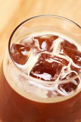 Iced Americano in a cup