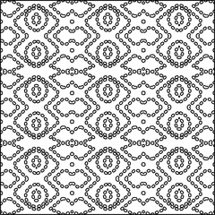  Modern stylish abstract texture. Geometric shapes from striped elements. Black and white pattern.