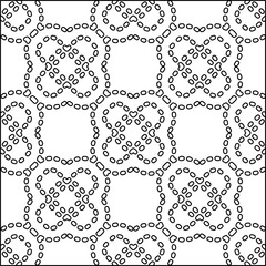  Modern stylish abstract texture. Geometric shapes from striped elements. Black and white pattern.