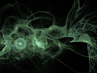 Imaginatory fractal abstract background Image