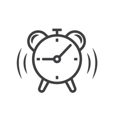 timer alarm icon vector element concept design template
