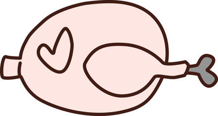 생닭 일러스트_1