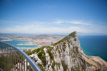 Scenic View of The Rock of Gibraltar