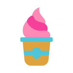 Strawberry Ice Cream Cup