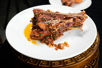 Home cooking in Hunan, China, special Chinese food, indoor shot, close-up, Hunan food