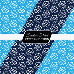 Floral geometric Pattern design use in textile