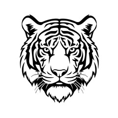 tiger head vector
