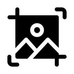 crop image icon for your website, mobile, presentation, and logo design.