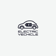 Ev charger connector icon electric car charging vector image
