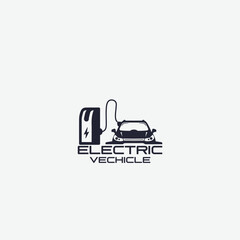 Ev charger connector icon electric car charging vector image
