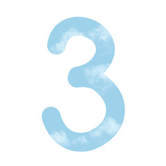 Naklejka premium number,text style,blue,sky,nature,cloud,pont