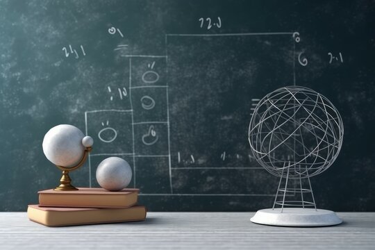 Physics background. Generate Ai