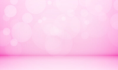 Vector pink bokeh textured plain product background