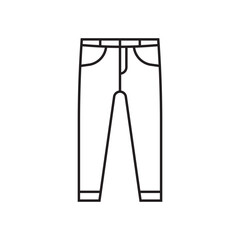 trousers icon vector