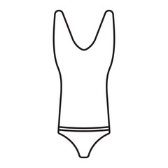 swimsuit icon vector