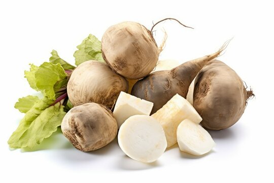 Whole cut sugar beets vegetable. Generate Ai