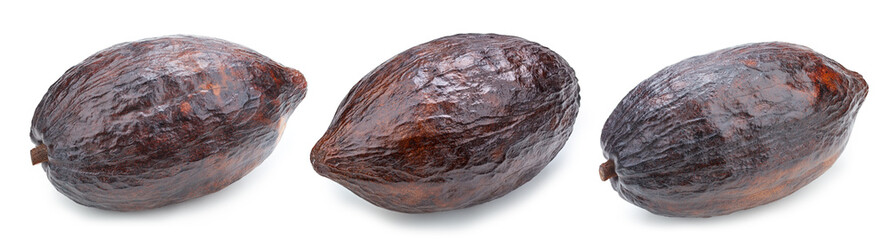 cacao isolated on white background
