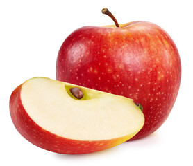 Apples isolated on white