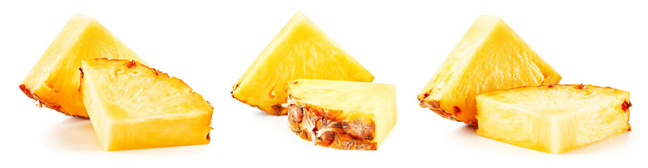 Pineapple isolated on white Clipping Path