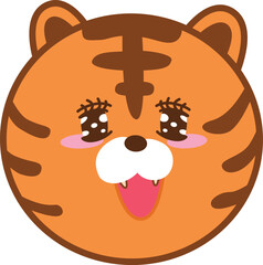 호랑이 캐릭터 일러스트