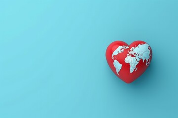 World heart day. Generate Ai
