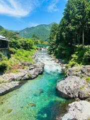 river in the mountains