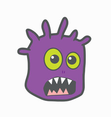 cartoon monster