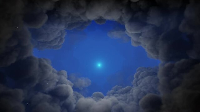 Dark Night Clouds is motion footage for seasonal films and cinematic in lifestyle summer scene. Also good background for scene and titles, logos